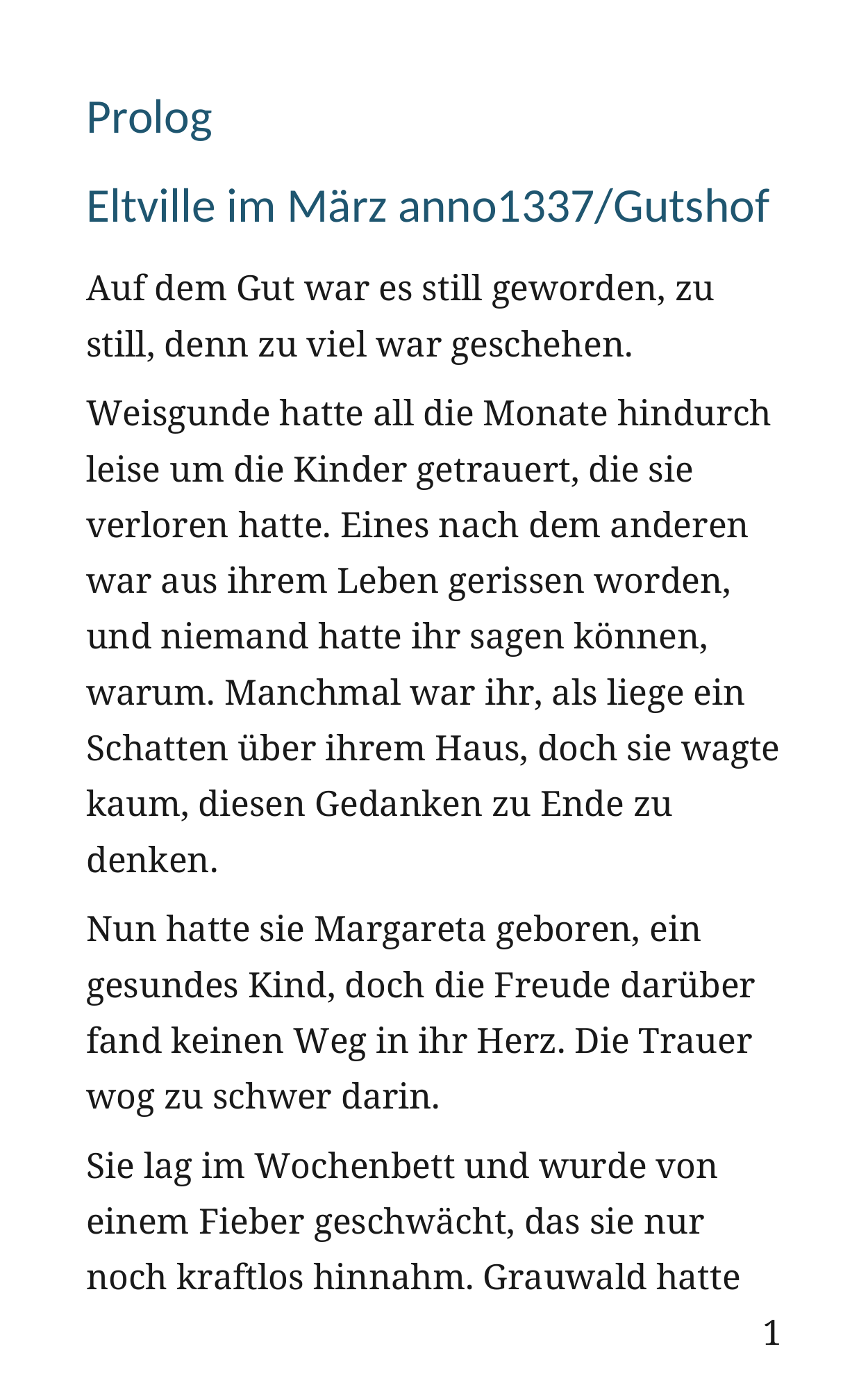 Manuskriptseite 1